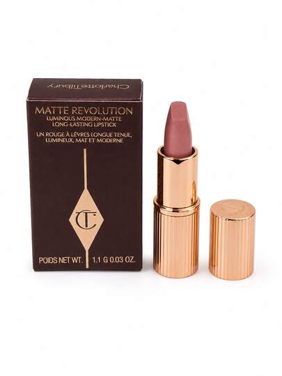 Charlotte Tilbury Matte Revolution 霧面唇膏 Pillow Talk 0.03 Oz/1.1g 迷你尺寸