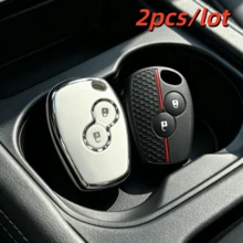 2pcs Durable Key Case Cover Shell Fob For Renault Megane Duster Modus Espace Laguna Logan For DACIA Sandero Fluence Clio Smart Key Shell Protector - Multicolor - View 4