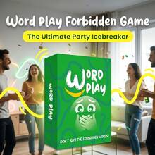 Permainan Kartu Word Play Forbidden Word Party, 55 Kartu Permainan Tebak Kata, Permainan Interaktif Seru untuk Acara Kumpul-kumpul Liburan Halloween Natal, Malam Permainan Keluarga, Hadiah Hiburan yang Sempurna - Hijau - View 4