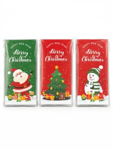 20pcs Christmas Gift Sealing Stickers, Cute Santa Claus Snowman Tree Labels, Holiday Thank You Labels, Suitable For Gift Boxes, Bags, Baking Packaging, Party Decoration - Multicolor - View 5