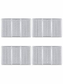 1/2/3/4 buah Pelindung Percikan Minyak Dapur, Layar Anti Lengket Aluminium, Pelindung Isolasi Panas Kompor, Alat Dapur untuk Memasak, Menggoreng, dan Memanggang, Perlengkapan Rumah & Perjalanan - View 10