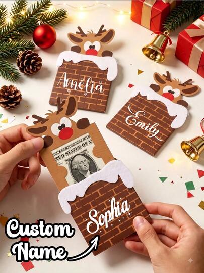 Personalized Christmas Cash Envelopes, Christmas Money Holder Card, Christmas Party Favors Bags, Christmas Stocking Stuffers, Christmas Cash Gift Packaging Supplies, Christmas Cash Card Wallets, Christmas Cash Gift Cards, Christmas Decoration Gifts