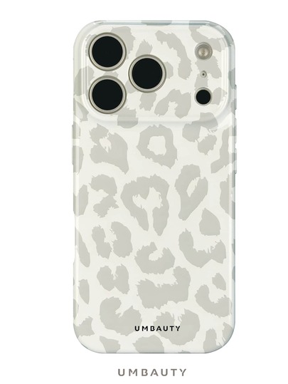 UMBAUTY 1pc Beige Light Gray Leopard Print Design Phone Case, Compatible With Phone 18 Pro Max, Fits Apple 18/17/16/15/14/13/12/11 Pro Max/Plus/Mini 17e, Full Coverage High-Definition Print Soft Shell Phone Case, Raised Screen/Lens Protection, Unisex, Ideal Gift For Girlfriend On Halloween, Valentine's Day, Easter, Wedding Season And Birthday