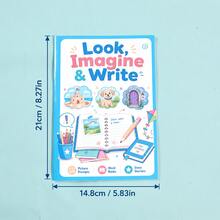 Children's English Look Imagine Write Picture-Based Storytelling Practice Workbook, Narrative Writing Training Exercise Book, Back To School Learning Supplies, Student Holiday Gift - Multicolor - View 8