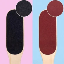 1-12pcs Professional Foot File Tool, Foot Cleaner, Foot File Pumice Stone, Used To Remove Dead Skin, Cracks And Heels, Beech Wood Foot File, Callus Remover, Foot Scrubber, Foot Care Tool, Professional Foot Care Supplies, Remove Dead Skin And Calluses, Foot Care, File Massage, Unisex - Multicolor - View 5