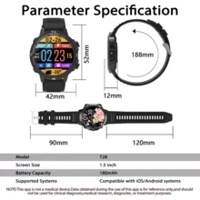 2026 New 1.5-Inch Smartwatch, Wireless Calling/Dialing, Multiple Sports Modes, Photo/Music Control, Message Notifications, Calendar, Alarm, Etc., Compatible With IPhone/Android, Perfect For Gifting To Family And Friends. - View 7