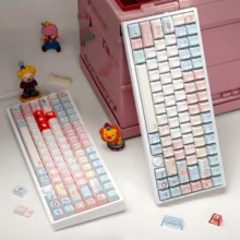 Set Keycap Mekanik Gaming ESports Kustom Meow-Ning Dye-Sublimation PBT Material OEM Profile Circus 154 Keys MOA Height - View 4