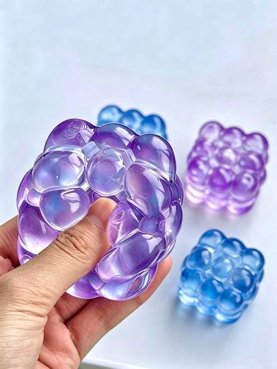 Tachimi 1pc Realistic Squeeze Ball, Crunchy Soft Squishy Cube Toy, Slow Rebound Soft Candy Squeeze Toy, Soft And Fluffy, Party Gift For Kids, Decoration, Good Stuff In Party Favor Bag, Fingertip Toy, Clay Toy, Game Gift, Children's Educational Game, Scotty, Fun Game