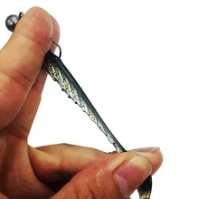 5Pcs Pre-Rigged Jig Head Soft Lure Set, Paddle Tail Swimbait With 3D Eyes, Bass & Mandarin Fish Bait, Christmas Gift For Fishermen - Multicolor - View 7