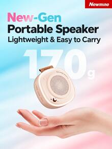 Newmine Speaker Bluetooth Portabel, Speaker Mini Luar Ruangan, Speaker Laptop/Mobil, Perintah Suara, Konektivitas TWS, PBS011, Tersedia Berbagai Warna - View 8