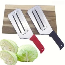 1pc Dual Blade Vegetable Slicer & Shredder, Cabbage Shredder, Peeler, Multi-Function Kitchen Slicing & Shredding Tool - Multicolor - View 4
