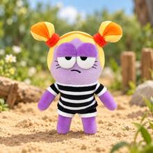 SpongeBob SquarePants 1pc Bully Fish Purple Cool Plush Keychain, Can Be Hung On Backpacks, Keys And Jeans. Features Funny Grumpy Expression, Eye-Catching Design. Cute Unique Portable Bag Charm, Ideal Holiday And Birthday Gift For Friends And Girlfriends. - Multicolor - View 12