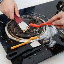 1/3/9 Gas Stove Cleaning Brush, Multi-Functional Steel Wire Brush, Suitable For Cleaning, Powerful Rust Removal And Oil Stain Scraping, Applicable To Gas Stoves, Kitchen Sinks, Tile Gaps And Home Deep Cleaning, Halloween, Christmas, Thanksgiving Party Cleaning Use - Multiple Styles - View 6