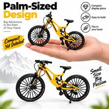 Model Sepeda Jari Mini dari Paduan Logam, Mainan Meja Sepeda Gunung Realistis, Ukuran 27" dan 29", 6 Warna, Dekorasi Sepeda yang Indah, Hadiah untuk Kolektor dan Pecinta Sepeda - MultiWarna - View 2