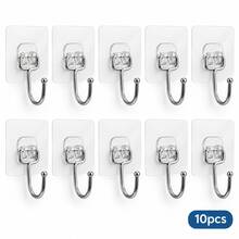 1-30pcs Heavy Duty Self-Adhesive Hooks, Suitable For Keys, Bathroom, Shower, Outdoor, Kitchen, Door, Home Decor, Utility Room - One Size - View 13