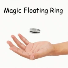 1PC Magic Floating Ring, Invisible Levitation Ring Trick, Close-Up Magic Illusion Toy, Flying Ring Magic Prop, Street Magic Performance, Magic Tricks For Beginners, Party Favor, Prank Gift, Birthday Gift, Halloween Gift, Christmas Stocking Stuffer - Multicolor - View 7
