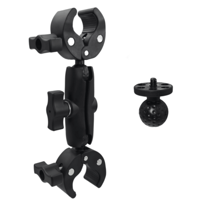 VeFly Super Crab Clamp Mount Double Side Clip For Motorcycle Bike X5 X4 X3 X2 Handlebar Action Camera Accessories