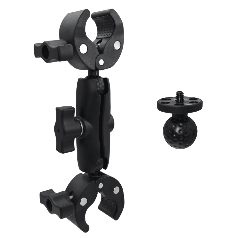 VeFly Super Crab Clamp Mount Double Side Clip For Motorcycle Bike X5 X4 X3 X2 Handlebar Action Camera Accessories