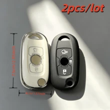 2pcs Durable Remote Car Key Case Cove For For Buick Verano Encore GX GL6 2018 2019 2020 For Opel Vauxhall Astra K Auto Shell Fob Protector - Multicolor - View 5