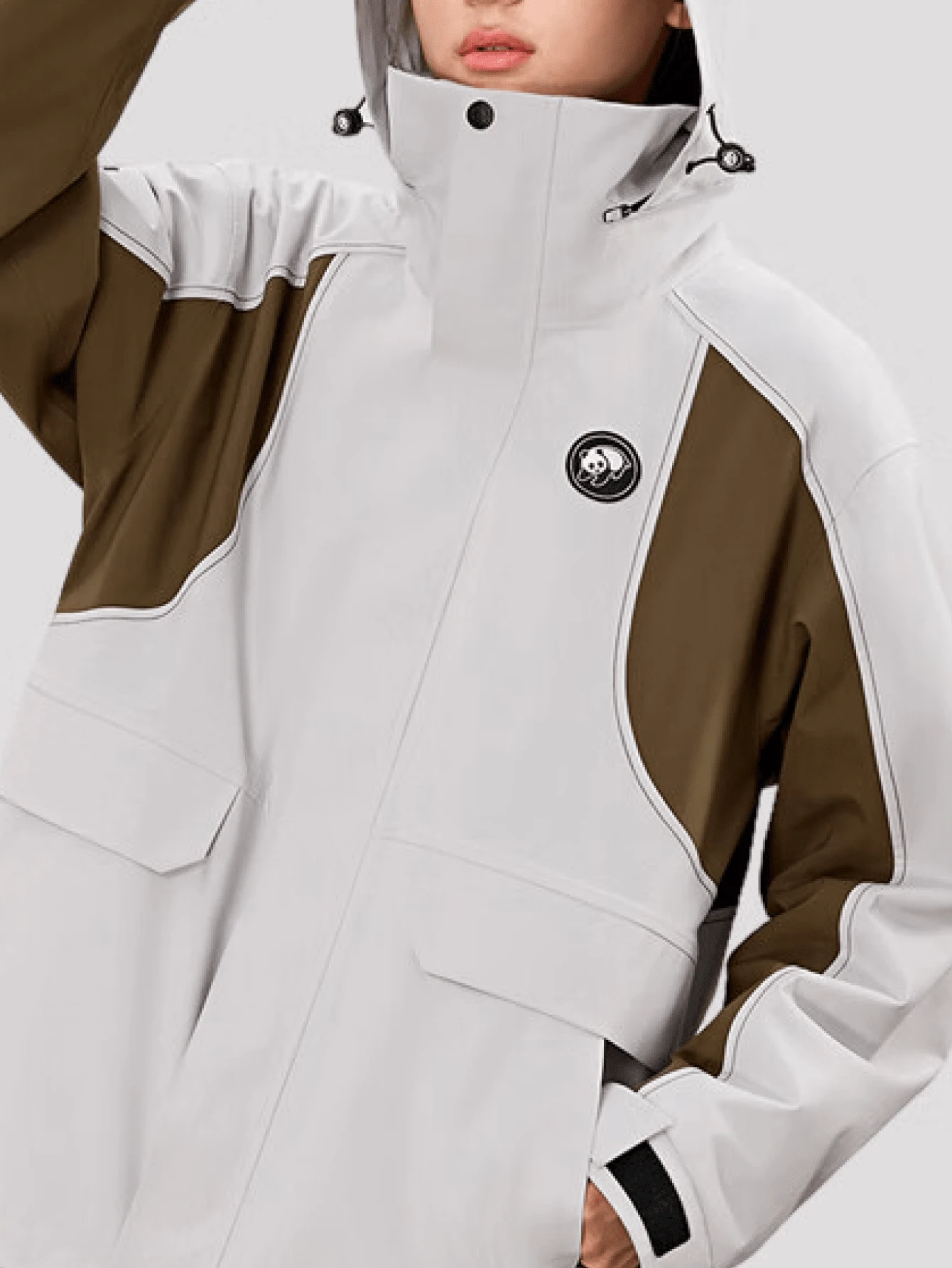 CAMEL CROWN Women's 3-In-1 Winter Jacket With Fleece Liner, Waterproof Windproof Hooded Outdoor Coat, Detachable Fleece Jacket For Hiking, Camping & Skiing - Light Mocha Warm White - View 1