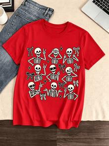 Women T-Shirts - Red - View 1