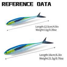 4Pcs 3D Simulation Soft Fishing Lures, Realistic Fake Fish Baits For Bass Sea Fishing Big Game, Christmas Gift For Anglers - Multicolor - View 5