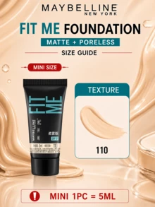 Maybelline 美寶蓮 Soft Matte 防曬粉底液 #110，5/30ml，長效滋養，3合1，自然觸感，霧面無瑕妝效，適合油性肌膚 - 柔霧版110 - 查看 13