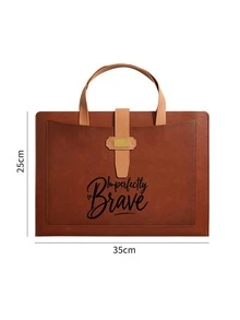 Túi laptop dạng cặp táp slim Imperfectly Brave phong cách cổ điển, thiết kế công thái học kết hợp chức năng cặp táp và túi đeo chéo, khoang chứa rộng rãi cho laptop và các vật dụng khác, nhẹ, dùng cho văn phòng, du lịch, đi làm và công tác - nhiều màu - Xem 12