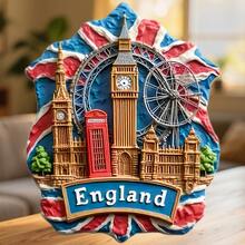 England Landmarks Fridge Magnet, A London Journey From Big Ben To The Thames For Family Kitchen Daydreams For All Metal Surfaces Throughout The Home - A - View 6