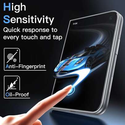 4pcs High Definition Tempered Glass Screen Protector For Phone DUO/Phone 18 Pro Max/Phone 18 Pro Max, Bubble-Free, Made Of Shatter-Resistant 9H Glass Material, Scratch-Resistant And Wear-Resistant