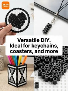 4000Pcs Mini 2.6mm Micro Fuse Beads, DIY Pixel Fusion Iron Beads, Pixel Art Craft Beads, Perler Beads For Jewelry Making, Iron Earrings, Handmade Pendants, Keychains, Fridge Magnets, Creative Decorations, DIY Handcraft Gift - A - View 8