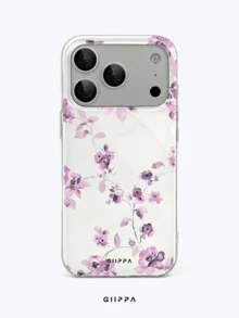 GIIPPA 1件小花卉圖案設計手機殼，適用於Phone 17 Pro Max，相容於Phone 16 Pro Max、15 Pro Max、14 Pro Max，韓系高端時尚趣味手機殼，相容於11/12/13/14/15/16 Pro Max Plus，優雅設計適合男女使用，聖誕節、情人節、復活節、婚禮季和生日送給女友的完美禮物！ - 粉色 - 查看 1