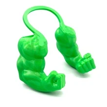 1pc Pet Muscle Arm Neck Accessory, Muscle Style Green Bicep Design Cat Dog Costume, Funny Photo Prop Novelty Toy - Multicolor - View 9