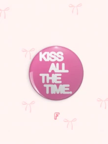 1pc/6pcs 4.4cm HS Disco Album Slogan Button Pin Badge,Pin Brooch, Back To School Decor Accessories For Clothes Backpack Lanyard - Multicolor - View 8