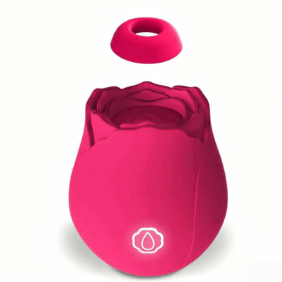 Dildo - Rose Sex Toy Dildo Vibrator - 3In1 Rose Sex Stimulator For Women With 10 Sucking And Thrusting Dildo G Spot Vibrators, Adult Clitoral Nipple Suck For Woman Man Couples