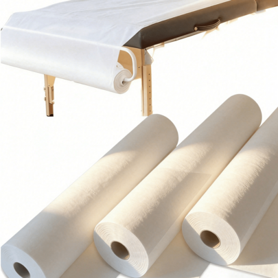 50pcs/Roll Disposable Bed Sheets - Non-Woven Fabric, Fragrance-Free, Size 70x53cm, Suitable For Beauty Salon, Spa, Massage Bed, Tattoo Studio, Massage Bed Cover | Soft Texture | Disposable