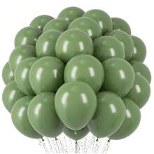 Sage Green Avocado Green Latex Balloon Garland Kit, 10/5 Inch Multi Size Balloons, For Boho Wedding Baby Shower Birthday Party Decor - Multicolor - View 2