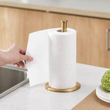 1 buah Tempat Tisu Kertas Stainless Steel Mandiri, Dispenser Gulungan Permukaan Halus, Kotak Penyimpanan Kemasan Portabel, Tidak Perlu Pengeboran, Tersedia Berbagai Warna, Cocok Untuk Dapur, Kamar Mandi, dan Lemari Penyimpanan - MultiWarna - View 2