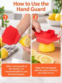 1 Set Adjustable Stainless Steel Blade Handheld Vegetable Slicer Kitchen Tool - Multicolor - View 6