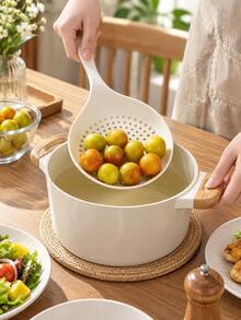 Strainer Spoon / Skimmer Spoon / Colander / Large Noodle Spoon / Skimmer Strainer Spoon / Practical Kitchen Gadgets - Multicolor - View 12