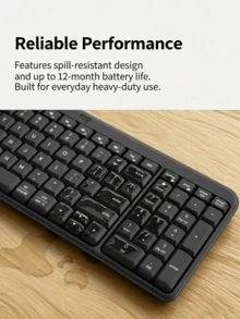 Logitech MK251 Wireless Office Keyboard And Mouse Set, Bluetooth Connection, Slim Design, Multi-Device Switching, Stand Function - Pink - View 3