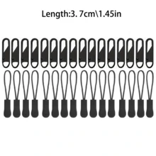 16pcs Metal Zipper Puller Fast Zipper Repair Kit, Suitable For Backpacks, Suitcases, Down Jackets, Boots And Other Zippers - Black - View 14