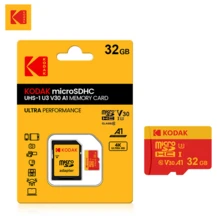 Kodak High-Speed U3 Micro TF Card, Smooth 4K Video Recording, Includes SD Card Adapter, Optional Capacities 32GB/64GB/128GB/256GB, UHS-I, Suitable For Mobile Devices - View 12