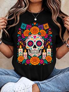 Women T-Shirts - Black - View 7