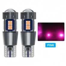2pcs High Quality T10 LED W5W Car Interior Lights CANBUS Error-Free 3030 SMD Super Bright Side Marker Parking Lights 12V Car Bulbs - A - View 7