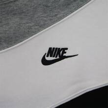 Nike Logo Print Loose Fit Cropped Sports Sweatshirt Women's Black - Black - View 5
