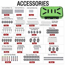 265Pcs Fishing Tackle Accessory Kit, Lure Hooks Sinkers Swivels Beads Box Set, Christmas Gift For Anglers - Multicolor - View 8