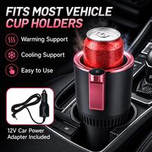 Car Cup Holder With Heating And Cooling, Aluminum Cup, LED Digital Temperature Control, High Base For Stability, Can Heat Or Cool Beverages, Essential For Summer Road Trips, Also A Great Gift - Multicolor - View 12