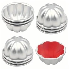 Cetakan Kue 2pcs/5pcs/10pcs, Cetakan Puding Mini, Cetakan Jeli, Cetakan Permen, Desain Bunga Anti Lengket, Sempurna untuk Perayaan Ulang Tahun, Halloween, dan Natal - MultiWarna - View 8