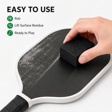 BSKT 1/3/5pcs Pickleball Equipment Cleaning Tools, Paddle Face Care Eraser, Natural Rubber Material, Compact Portable Sports Accessory - Black - View 4